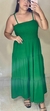 Vestido Longo alcinha - Até Tam 52 - loja online