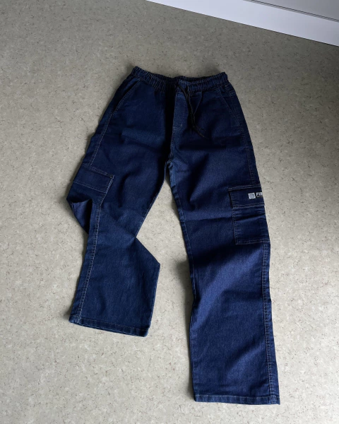 calça cargo jeans