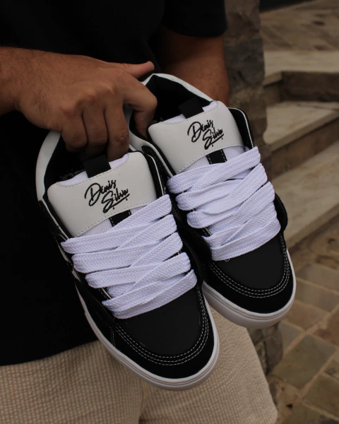 tênis tesla fusion - black white