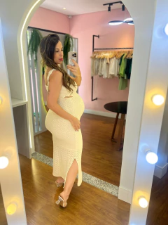 VESTIDO MARÍLIA CREME na internet