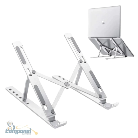 Suporte Notebook Premium Ferro Dobrável Dobravel Ergonômico