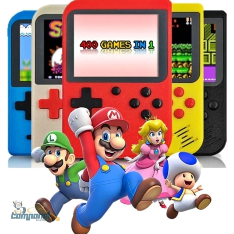 Game Sup Box Plus Console Portátil Retrô 400 Jogos em 1 Tela LCD 3.0 - comprar online
