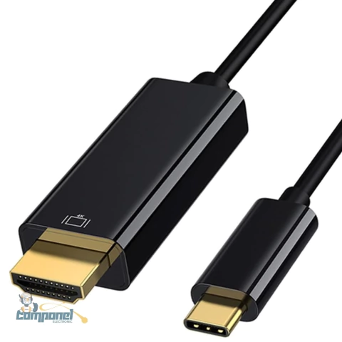 Cabo Tipo-C para HDMI 4K Ultra HD AL-V019 Transmissão de Vídeo e Áudio em Alta Qualidade - comprar online