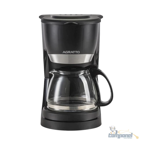 Cafeteira Elétrica Agratto Vetro Caffe 15X Preto 127V – Jarra de Vidro - comprar online