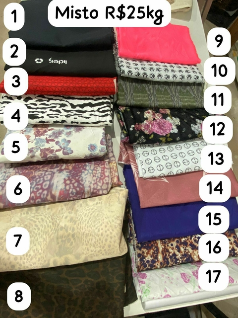 10KG RETALHO ESPECIAL (tapete bico e tiras)