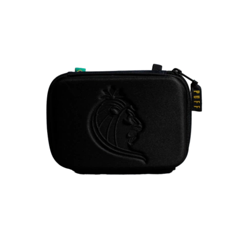 Puff Clássico Case Estojo Kit Pala Preto Diboa
