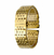 Pulseira de Relógio em Aço Inoxidável Dourado 20mm com engate rápido