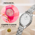 Relógio Feminino Mini Shine Silver 24mm + Relógio Grátis