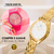 Relógio Feminino Mini Shine Gold 24mm + Relógio Grátis