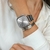 Relógio Feminino Quadrado Square Bella Silver Aço Inoxidável banhado a titânio - comprar online