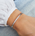 Bracelete Prata Luxo Feminino Ajustável - comprar online