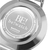 Imagem do Relógio Minimalista Masculino Branco Legacy Prata Pulseira de Couro Branco 40mm Aço Inoxidável banhado a titânio