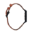 Relógio Minimalista Preto Durham Full Dourado Gold Pulseira de Couro Marrom 40mm Aço Inoxidável banhado a titânio - comprar online