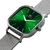 Relógio Masculino Quadrado Minimalista Esmeralda Pulseira Prata Silver 40mm + Pulseira Nylon Nato 22mm Aço Inoxidável banhado a titânio - Compre Relógios Originais Minimalistas | Bewatch