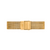 Pulseira de Relógio Mesh em Aço Inoxidável Dourado 12mm Engate rápido