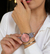 Relógio Rosa Feminino Minimalista Loop Rosé Silver Pulseira Prata 40mm Aço Inoxidável banhado a titânio - comprar online