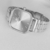 Relógio Masculino Quadrado Minimalista Field Link Prata Fundo Prata Pulseira Prata 40mm Aço Inoxidável banhado a titânio - comprar online
