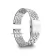 Pulseira de Relógio Prata Gomos Feito de Aço Inoxidável Prata Silver 22mm Com Engate Rápido