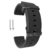Pulseira de Relógio Silicone Preto com Glitter - 22mm Engate Rápido