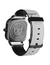Relógio Masculino Quadrado Minimalista Square Sunnyvale Silver Pulseira de Couro Branco 40mm Aço Inoxidável banhado a titânio - loja online
