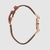 RELÓGIO BEWATCH MINIMALISTA MARROM PULSEIRA DE COURO LEGACY GOLD 40MM + CARTEIRA Aço Inoxidável banhado a titânio na internet