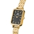 Relógio Feminino Quadrado Square Shine Preto Aço Inoxidável Gomos - Compre Relógios Originais Minimalistas | Bewatch