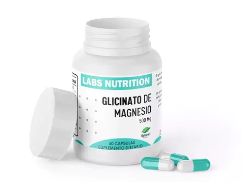 Glicinato de Magnesio 500 mg (60 capsulas)
