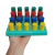 Pinos De Encaixe Brinquedo Colorido Educativo Woodtoy Cor Outro