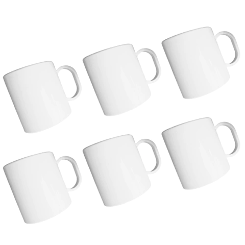 6 Caneca De Polímero Para Sublimação Resitec Sfct