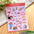 Cartela de adesivos do Dia dos Namorados - Patos e Gatos - comprar online