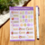 Cartela de Adesivos Planner - Ano da Serpente - comprar online