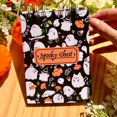 Caderneta A6 | Spooky Ghost - Halloween