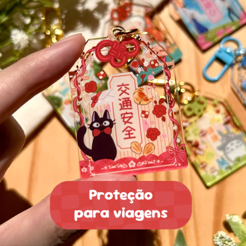 Chaveiro Temático Amuleto da Sorte - Omamori Ghibli