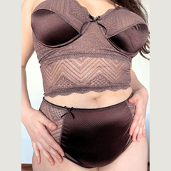 Bustier Moka - Allegra María Lingerie