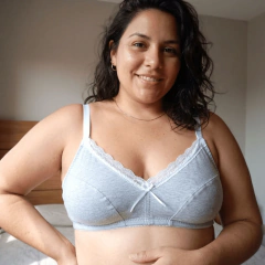 Corpiño Nina Cotton Gris