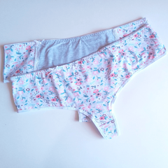 Duopack Flores Gris