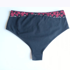 Conjunto Negro Hojas Rojas en internet