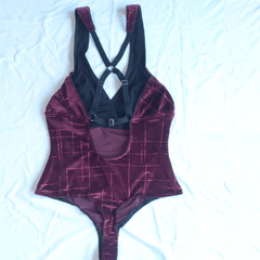 Body Amelie Bordeaux - Allegra María Lingerie