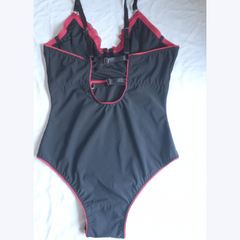 Body Unisex Negro y Rojo