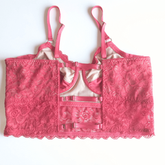 Bustier Rojo - Allegra María Lingerie
