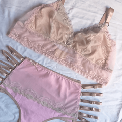 Conjunto Bralett Rococó - tienda online