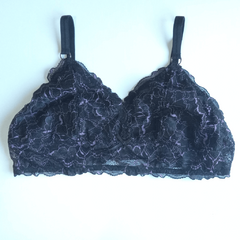 Imagen de Conjunto Bralett Negro y Rosa