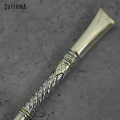 BOMBILLON LUXURY CORONA PICO DE REY ALPACA Y BRONCE en internet