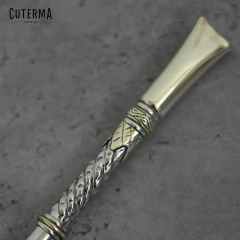 BOMBILLON LUXURY CORONA PICO DE REY ALPACA Y BRONCE en internet