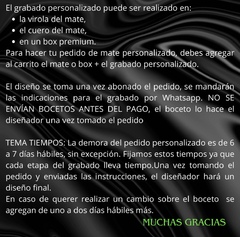GRABADO EN BOX PREMIUM (SOLO GRABADO) - comprar online
