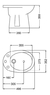 Set Inodoro Corto, Deposito, Bidet 1a Ferrum Andina S/tapa - Deco Miracema