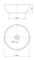 Bacha De Apoyo Circular 415x135 Peirano Bch06 - comprar online