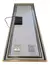 Espejo Vertical con Luz LED Marco Dorado 50x140 HKM5001 - Deco Miracema