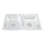 Pileta de Cocina Piazza Kitchen K8348 Doble Bacha 830X480X150mm - comprar online