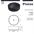 Bacha de Apoyar Redonda Piazza 360x150 A524NE - comprar online